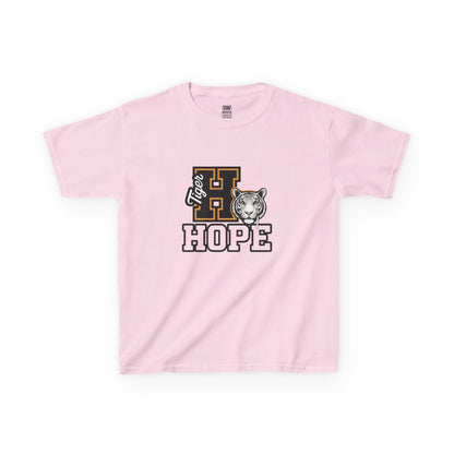 Tiger Hope Kids Tee, Fun Children's Shirt, Supportive Tiger Graphic Tee, Perfect for Birthdays, School Events, Youth Apparel