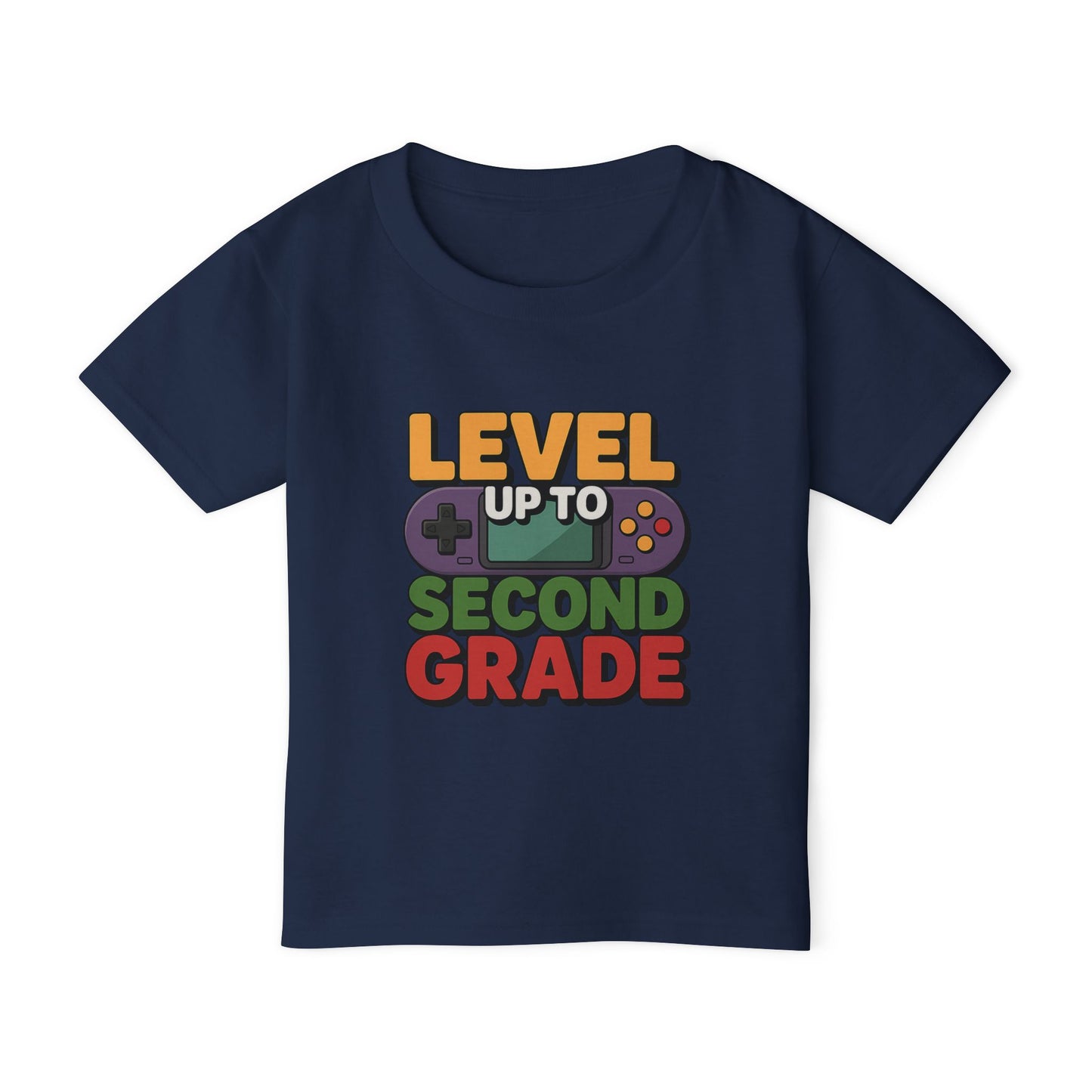 Second Grade Gamer Toddler T-Shirt - Fun Back-to-School, Kids' Tee, Video Game Shirt, Birthday Gift, Milestone Celebration