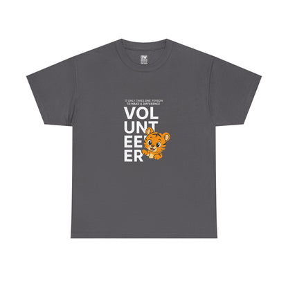 Volunteer Tiger T-Shirt, Super Soft, Customizable, garment-dyed