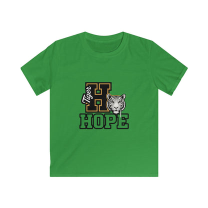 Tiger Hope Kids Tee, Fun Children's Shirt, Supportive Tiger Graphic Tee, Perfect for Birthdays, School Events, Youth Apparel