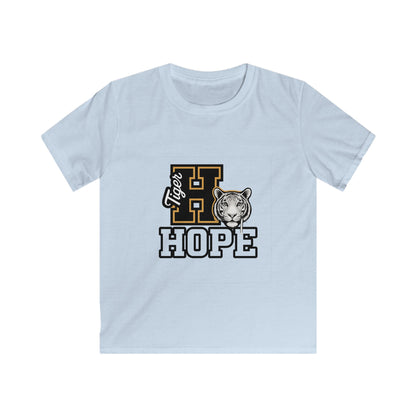 Tiger Hope Kids Tee, Fun Children's Shirt, Supportive Tiger Graphic Tee, Perfect for Birthdays, School Events, Youth Apparel