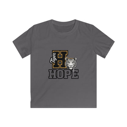 Tiger Hope Kids Tee, Fun Children's Shirt, Supportive Tiger Graphic Tee, Perfect for Birthdays, School Events, Youth Apparel