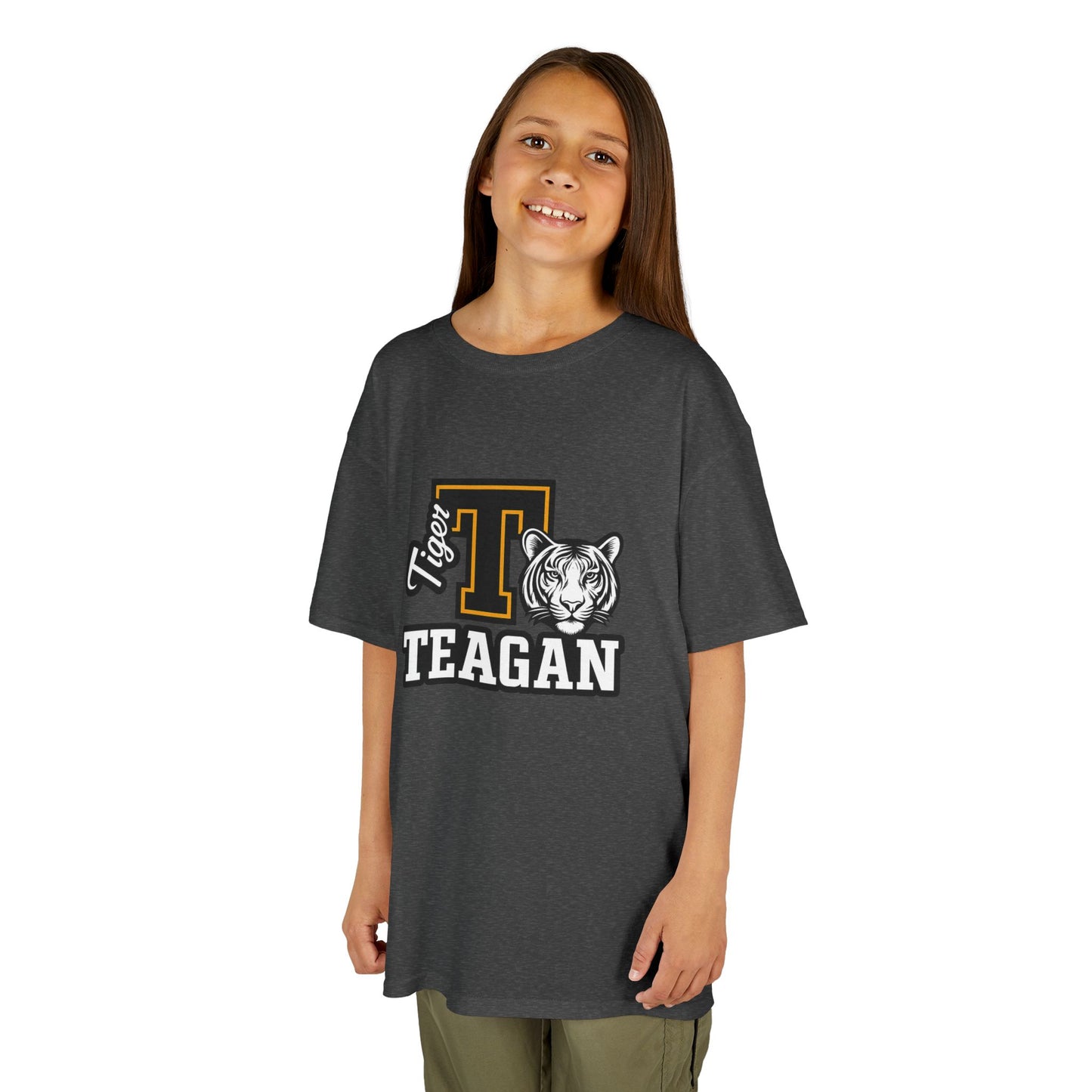 Personalized Kids Tiger Tee | Cool Animal Shirt | Perfect for Gifts, Birthdays, School Events, Weekend Wear