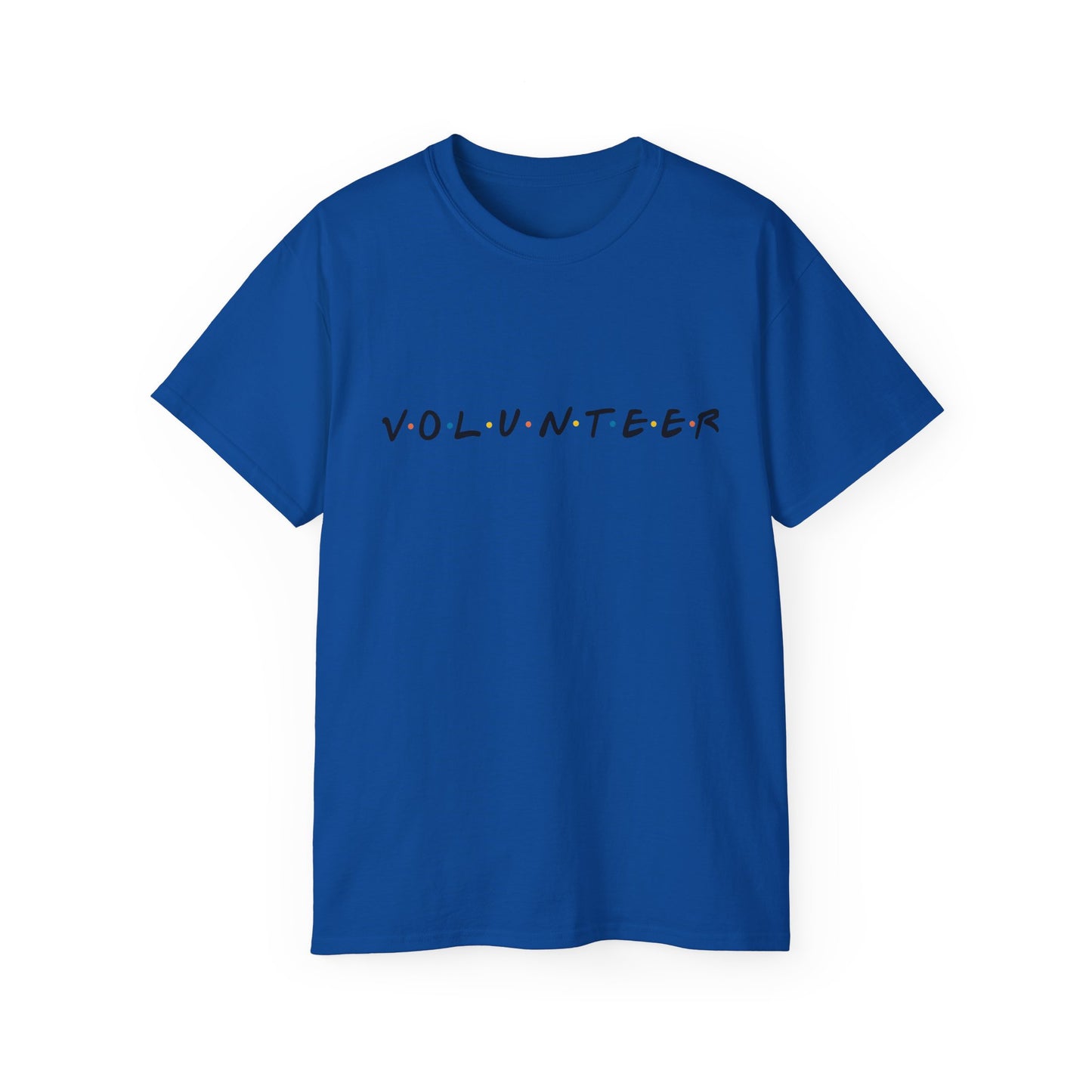Adult Volunteer Unisex Tee, Casual Cotton Shirt, Fundraiser T-Shirt, Community Service Apparel, Gift for Volunteers, Everyday Wear