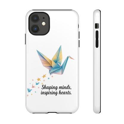 Phone Case: Inspirational Origami Crane Design, Unique Cell Cover, Motivational Gift, Custom Phone Protector, Perfect for Students & [...]