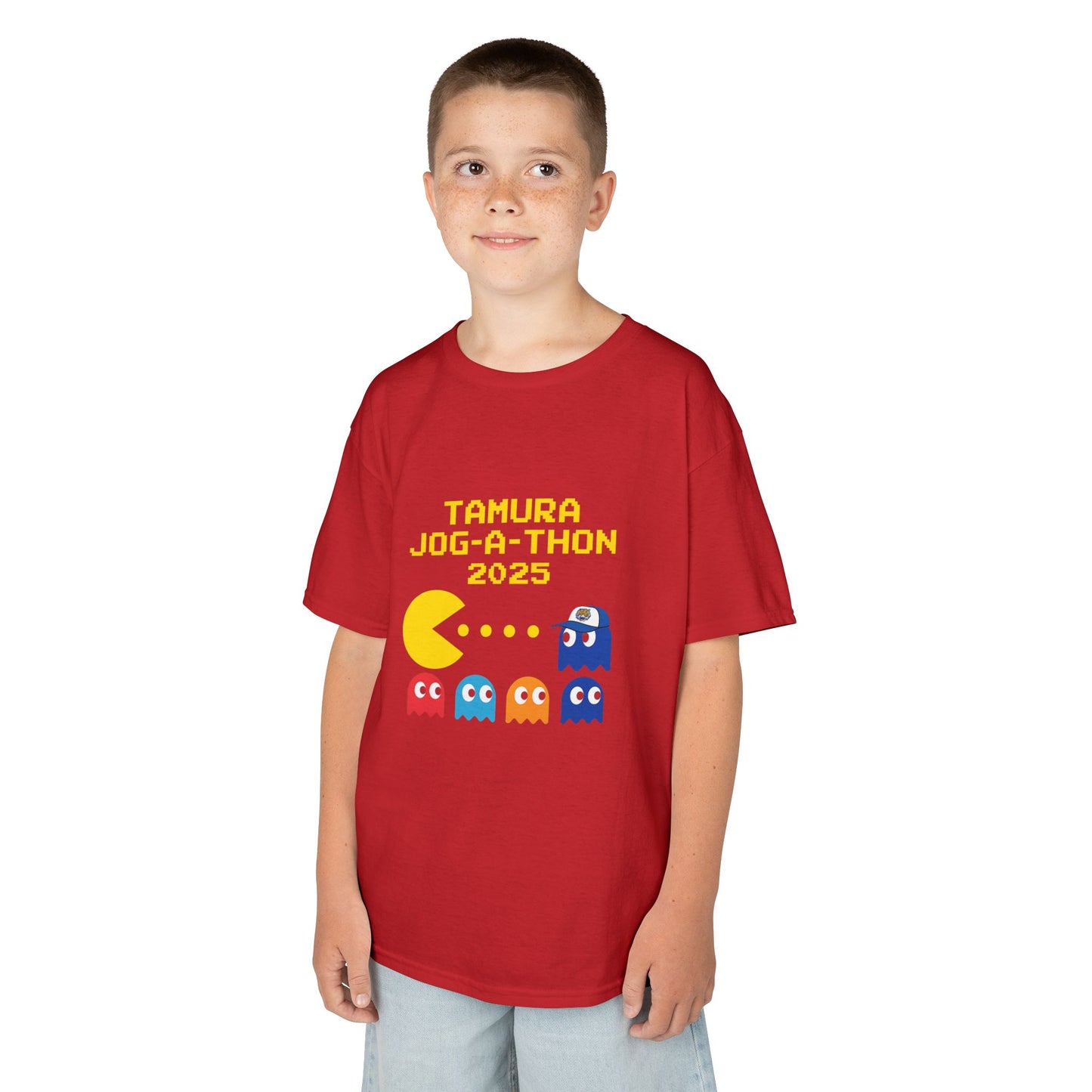 Custom Tamura Jog-A-Thon 2025 Retro PAC-MAN Shirt | School Spirit Tee | Race Day Fundraiser T-Shirt | Unisex Graphic Tee