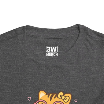 Cute Tiger Pride Toddler Tee, Kids' Short Sleeve Shirt, Animal Lover Gift, Back to School, Birthday Celebration