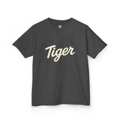 Tiger Kids Heavy Cotton Tee - Fun Kids T-Shirt, Birthday Gift, Animal Lover Apparel, Everyday Wear, Nature Enthusiast Shirt