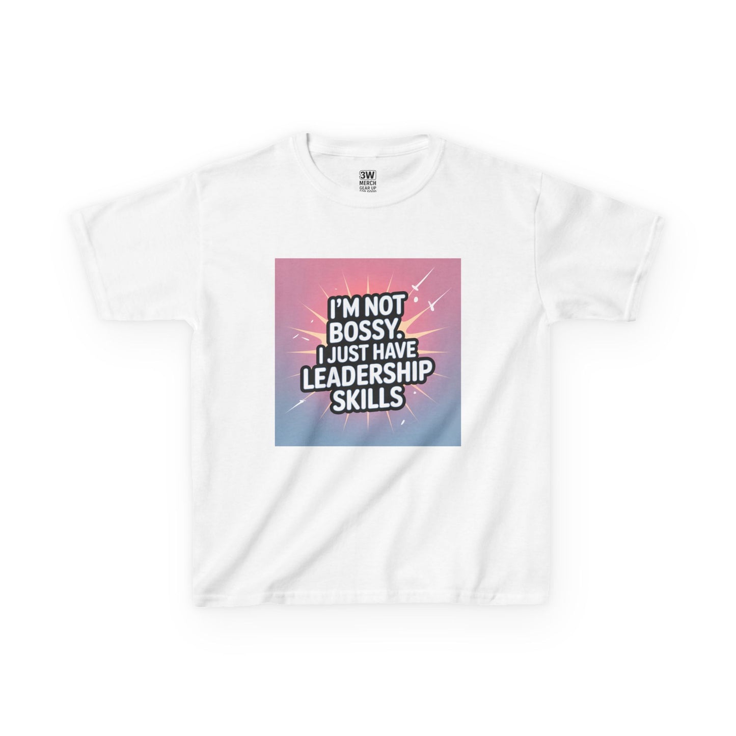 Leadership Skills Kids Tee, Funny Slogan T Shirt, Gift for Young Leaders, Motivational Wear, Birthday Gift, Inspirational Kids Apparel