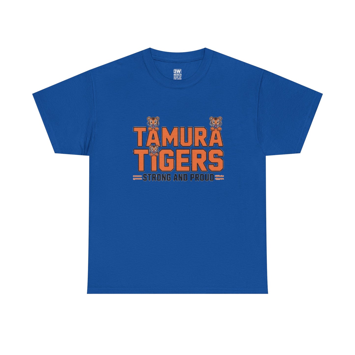 Adult Tiger Print Unisex Tee - Tamura Tigers Design