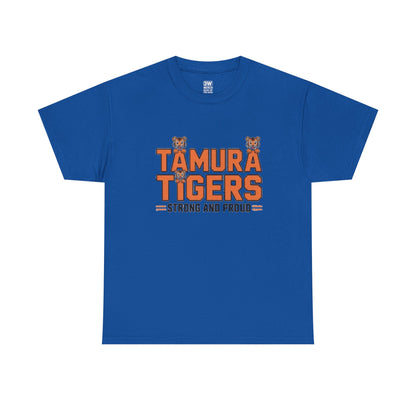 Adult Tiger Print Unisex Tee - Tamura Tigers Design