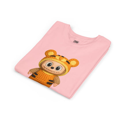 Cute Tiger-Inspired Youth Tee, Kids Animal T-Shirt, Fun Playwear, Gift for Birthdays, Woodland Adventure