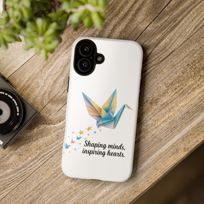 Phone Case: Inspirational Origami Crane Design, Unique Cell Cover, Motivational Gift, Custom Phone Protector, Perfect for Students & [...]