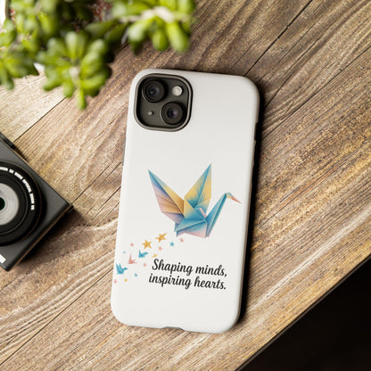 Phone Case: Inspirational Origami Crane Design, Unique Cell Cover, Motivational Gift, Custom Phone Protector, Perfect for Students & [...]