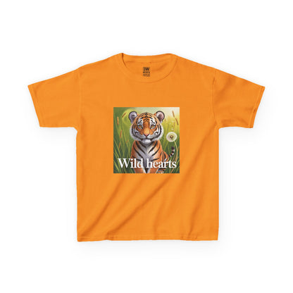 Wild Hearts Kids Tee - Fun Cotton Shirt for Young Adventurers, Birthday Gift, Animal Lover Apparel, Everyday Wear