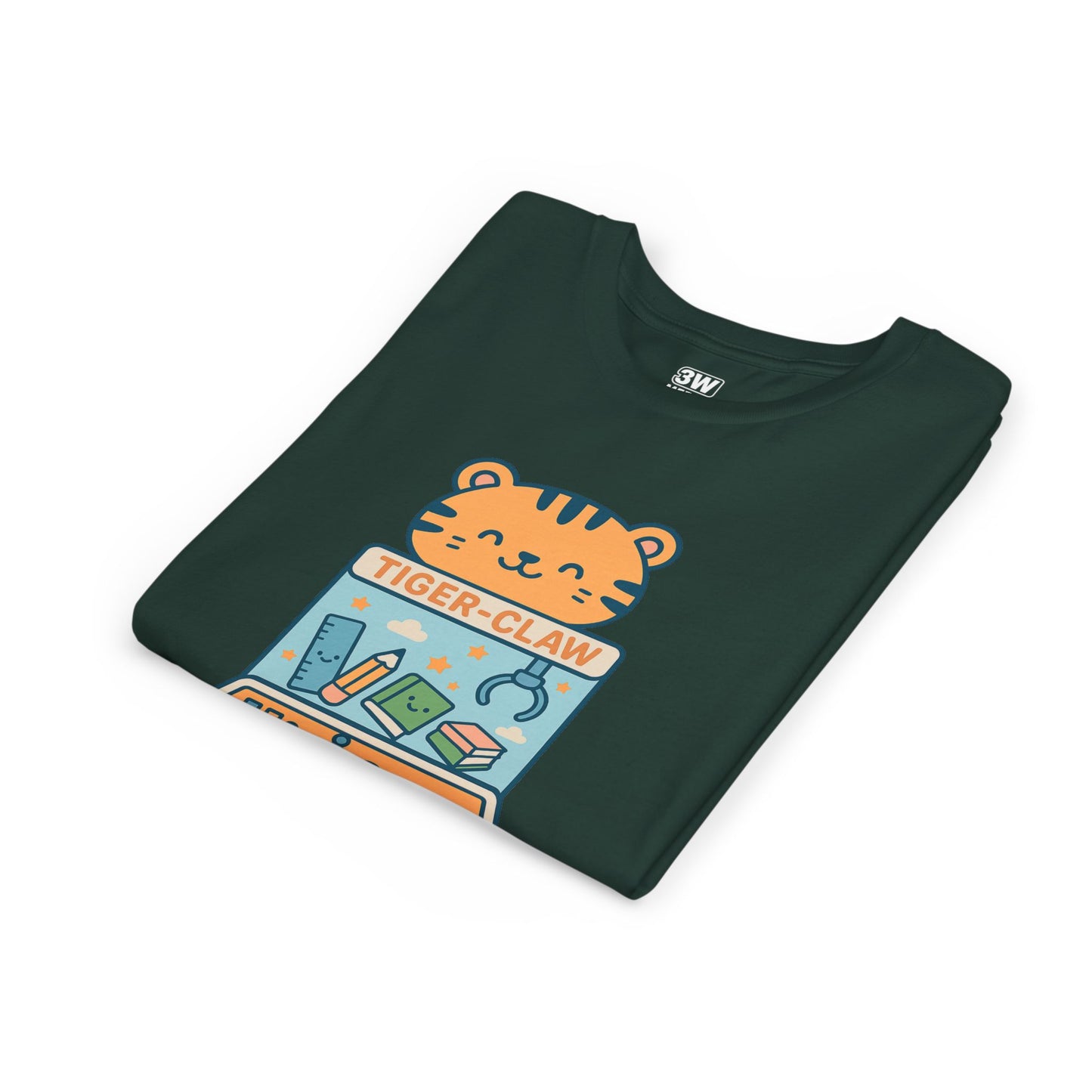 Cute Tiger-Claw Youth Tee - Fun Graphic T-Shirt for Kids, Playful Outfit, Birthday Gift, Animal Lover Shirt, Colorful Kids Apparel
