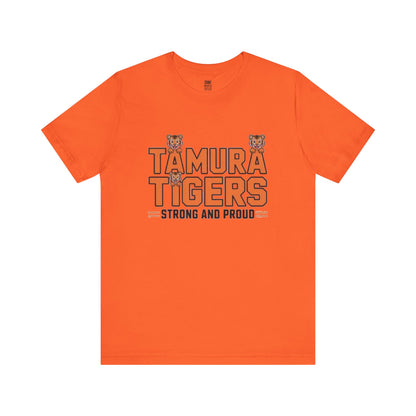 Adult Tiger Print Unisex Tee - Tamura Tigers Design