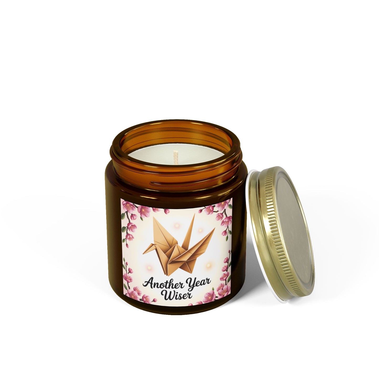 Scented Candle - Another Year Wiser, Custom Birthday Gift, Relaxing Aromatherapy, Home Decor, Unique Candle Favor