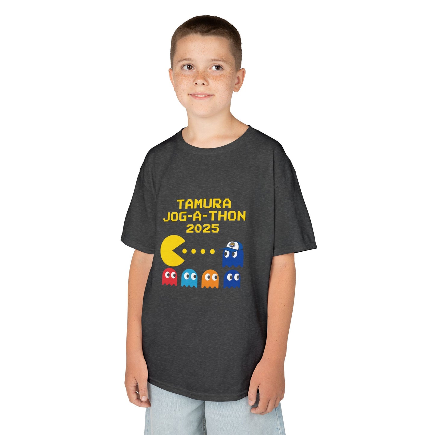 Custom Tamura Jog-A-Thon 2025 Retro PAC-MAN Shirt | School Spirit Tee | Race Day Fundraiser T-Shirt | Unisex Graphic Tee