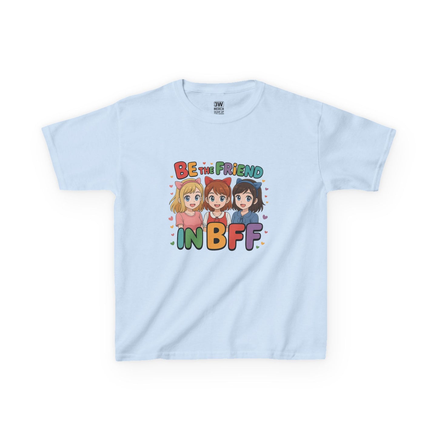Kids Tee Be the FRIEND in BFF best friendT-shirt, Motivational Wear, Fun Kids Clothing