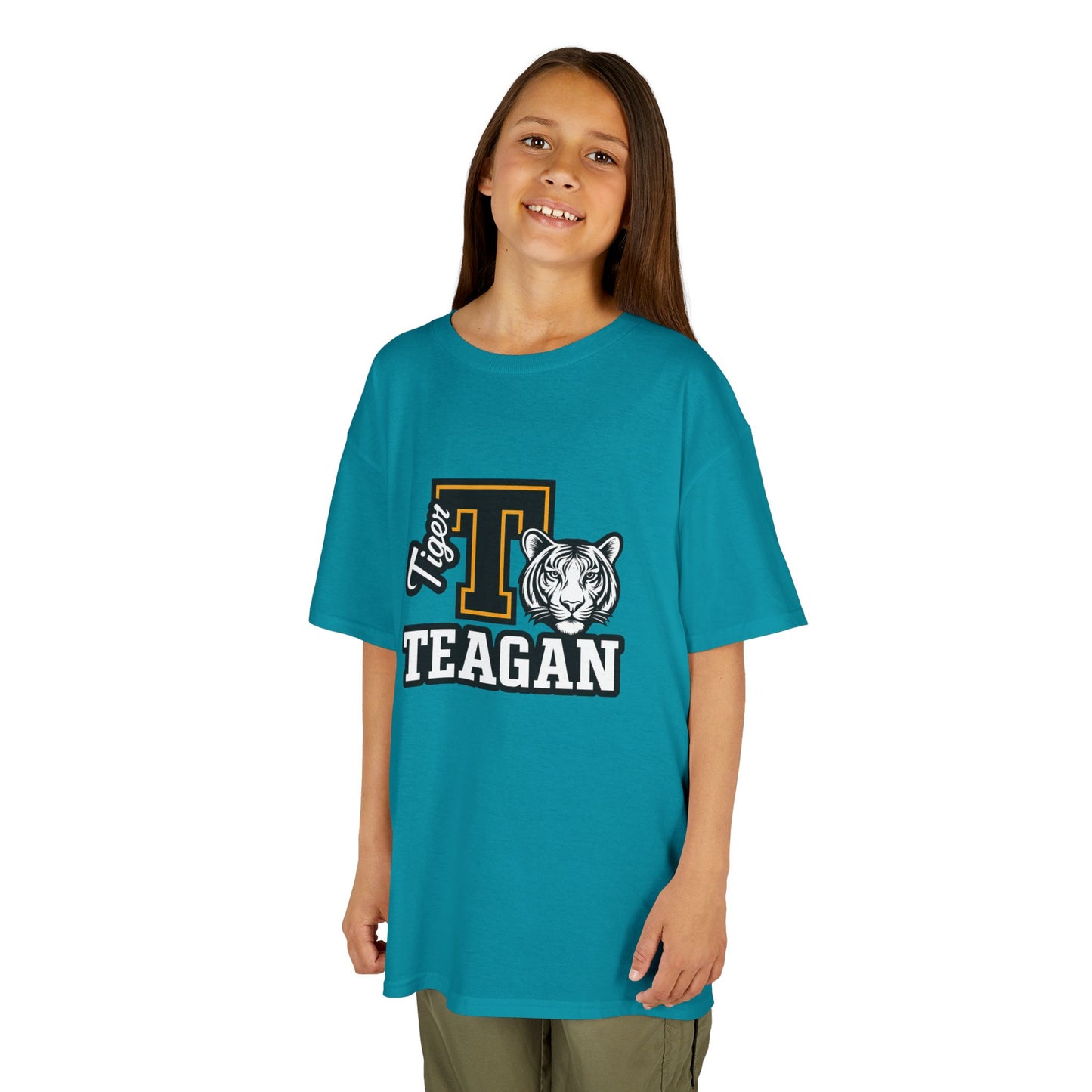 Personalized Kids Tiger Tee | Cool Animal Shirt | Perfect for Gifts, Birthdays, School Events, Weekend Wear