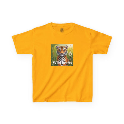 Wild Hearts Kids Tee - Fun Cotton Shirt for Young Adventurers, Birthday Gift, Animal Lover Apparel, Everyday Wear