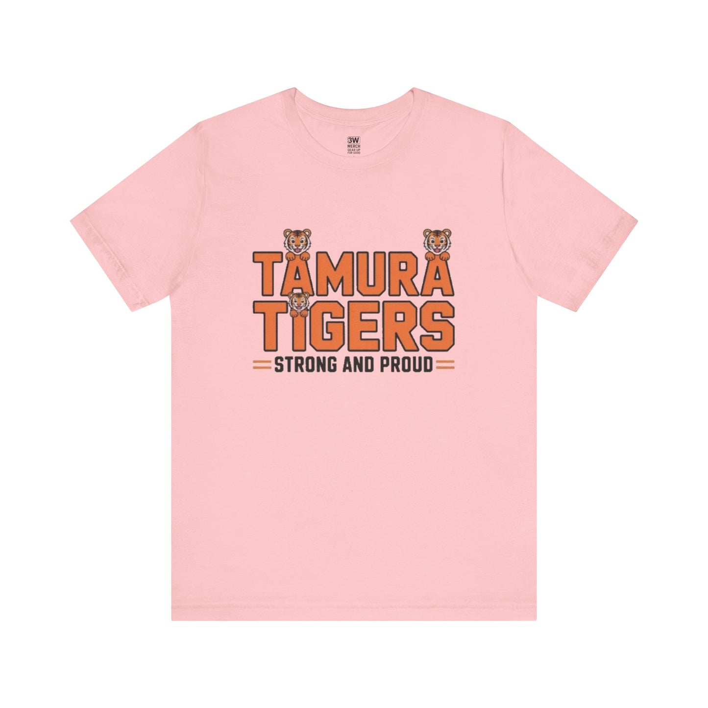 Adult Tiger Print Unisex Tee - Tamura Tigers Design