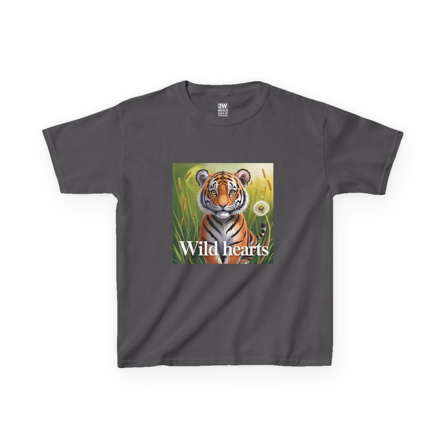 Wild Hearts Kids Tee - Fun Cotton Shirt for Young Adventurers, Birthday Gift, Animal Lover Apparel, Everyday Wear