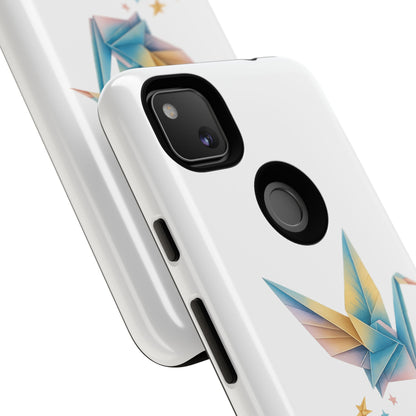 Phone Case: Inspirational Origami Crane Design, Unique Cell Cover, Motivational Gift, Custom Phone Protector, Perfect for Students & [...]