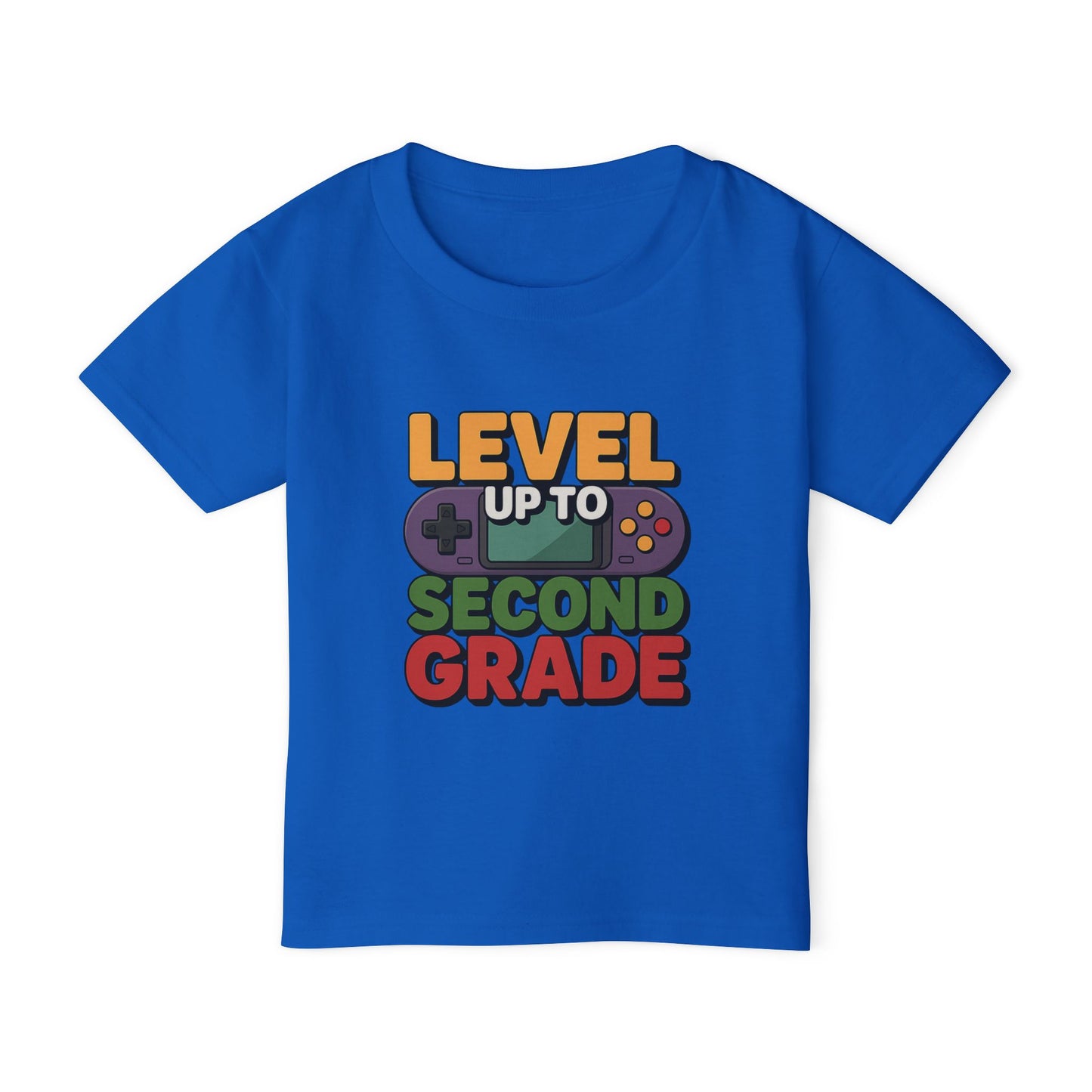 Second Grade Gamer Toddler T-Shirt - Fun Back-to-School, Kids' Tee, Video Game Shirt, Birthday Gift, Milestone Celebration