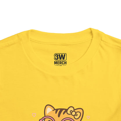 Cute Tiger Pride Toddler Tee, Kids' Short Sleeve Shirt, Animal Lover Gift, Back to School, Birthday Celebration