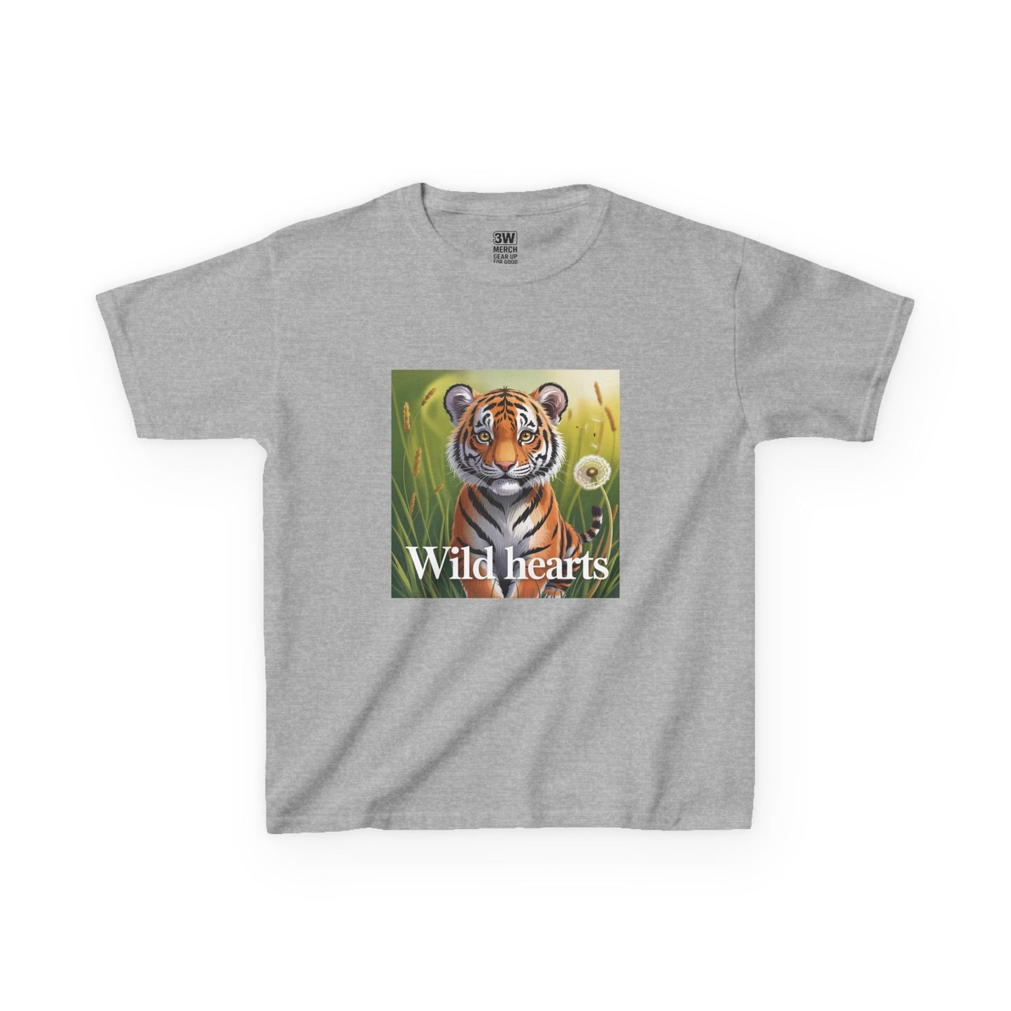 Wild Hearts Kids Tee - Fun Cotton Shirt for Young Adventurers, Birthday Gift, Animal Lover Apparel, Everyday Wear