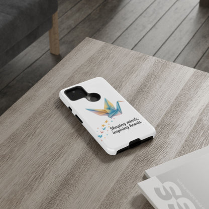 Phone Case: Inspirational Origami Crane Design, Unique Cell Cover, Motivational Gift, Custom Phone Protector, Perfect for Students & [...]