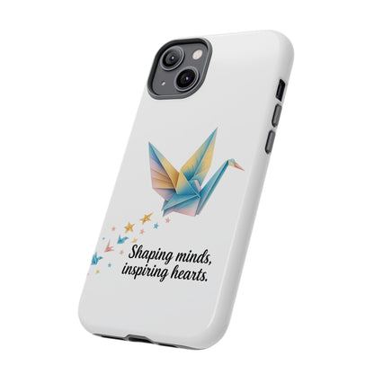 Phone Case: Inspirational Origami Crane Design, Unique Cell Cover, Motivational Gift, Custom Phone Protector, Perfect for Students & [...]