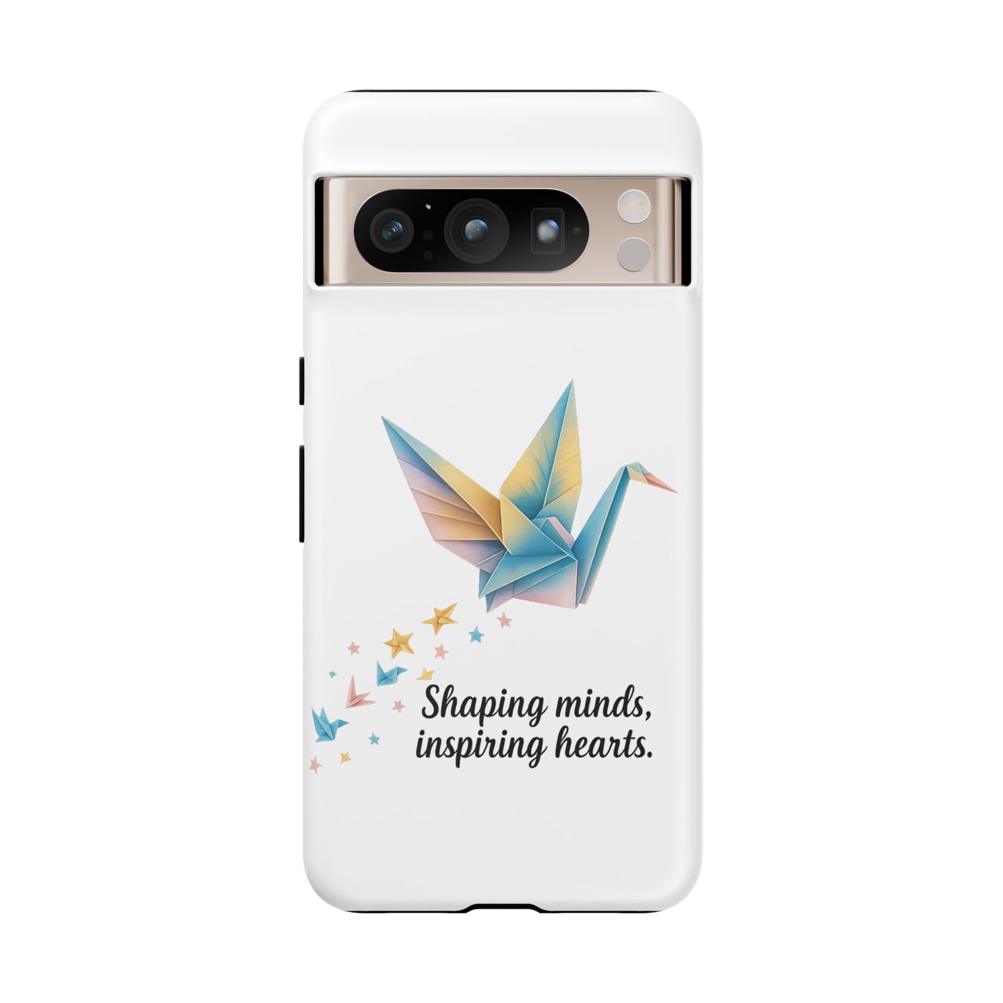 Phone Case: Inspirational Origami Crane Design, Unique Cell Cover, Motivational Gift, Custom Phone Protector, Perfect for Students & [...]