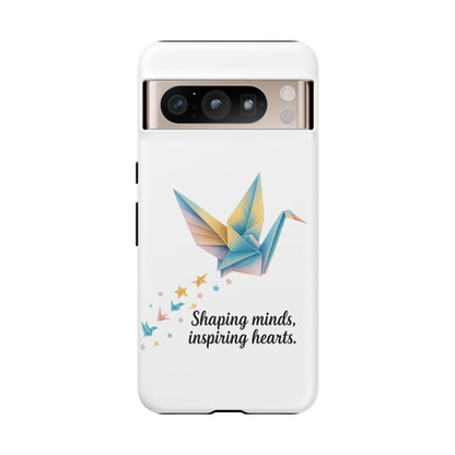 Phone Case: Inspirational Origami Crane Design, Unique Cell Cover, Motivational Gift, Custom Phone Protector, Perfect for Students & [...]