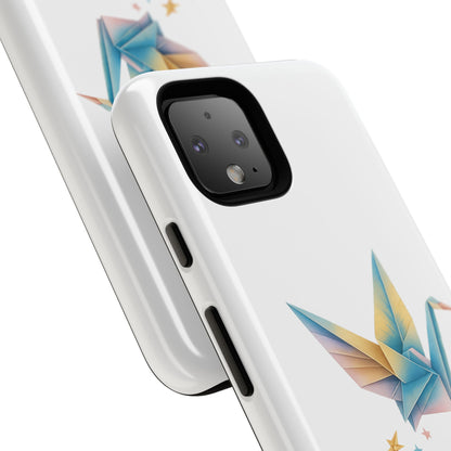 Phone Case: Inspirational Origami Crane Design, Unique Cell Cover, Motivational Gift, Custom Phone Protector, Perfect for Students & [...]