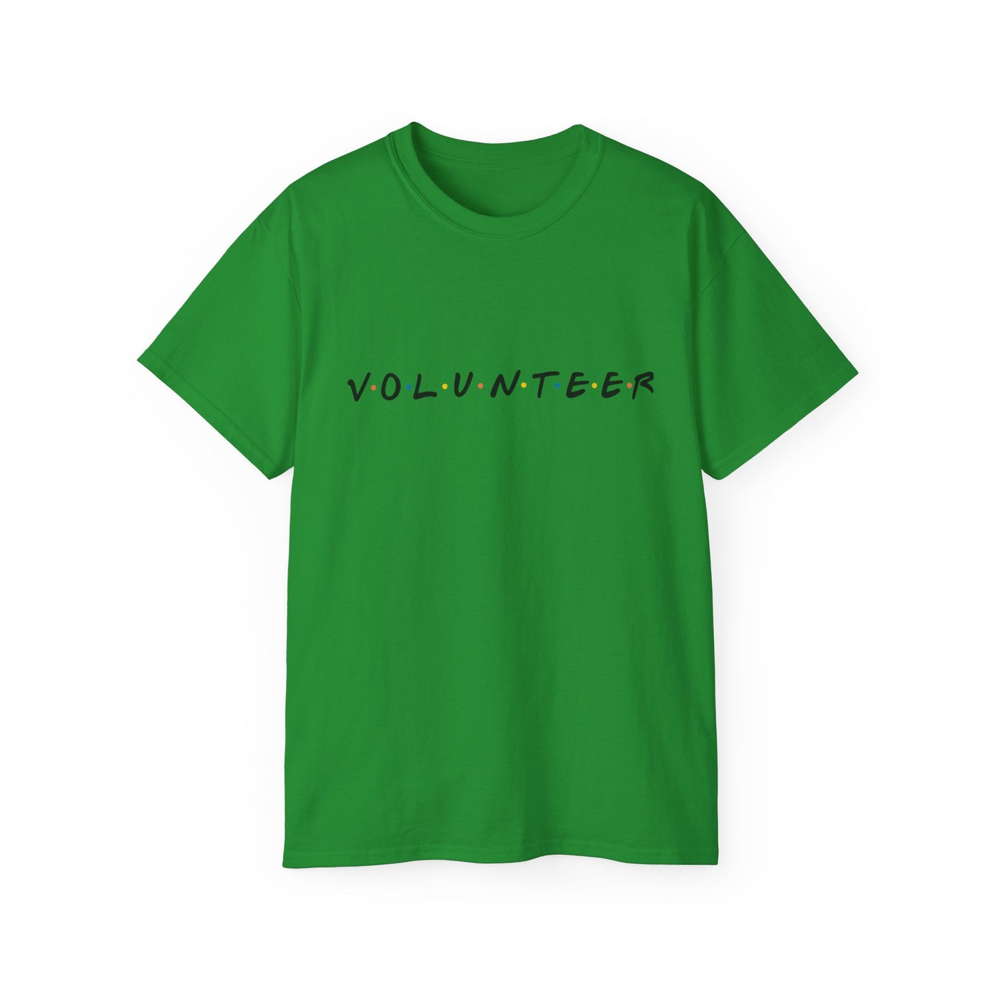 Adult Volunteer Unisex Tee, Casual Cotton Shirt, Fundraiser T-Shirt, Community Service Apparel, Gift for Volunteers, Everyday Wear