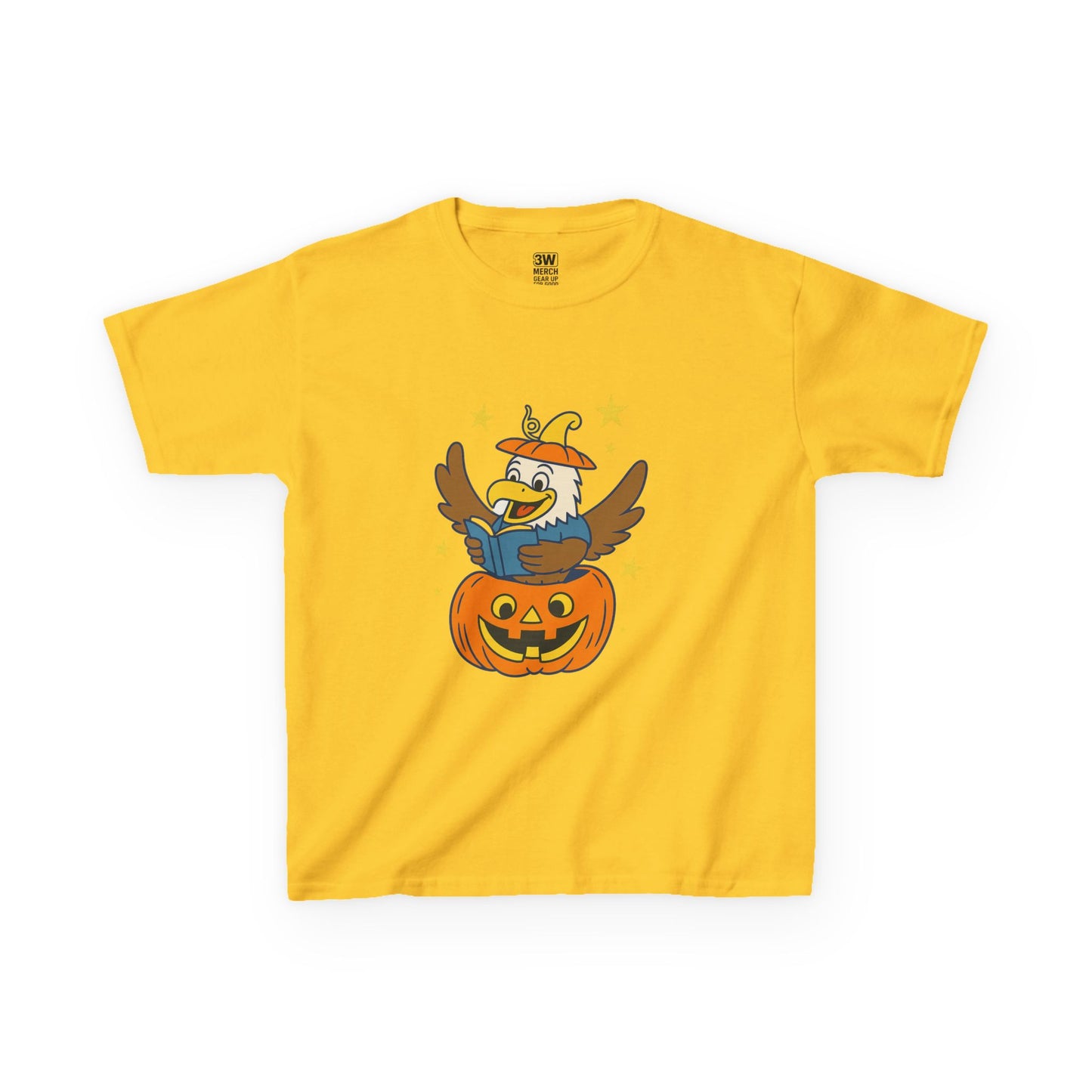 Kids Tee - Cute Eagle Halloween Pumpkin Shirt – Reading Eagle Jack-O’-Lantern Tee