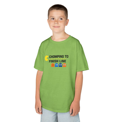 Pac-Man Jog-A-Thon T-Shirt | “Chomping to the Finish Line” Retro Game Tee | School Spirit Shirt | Custom Team & Class Shirt | Fun Run Fundraiser Shirt