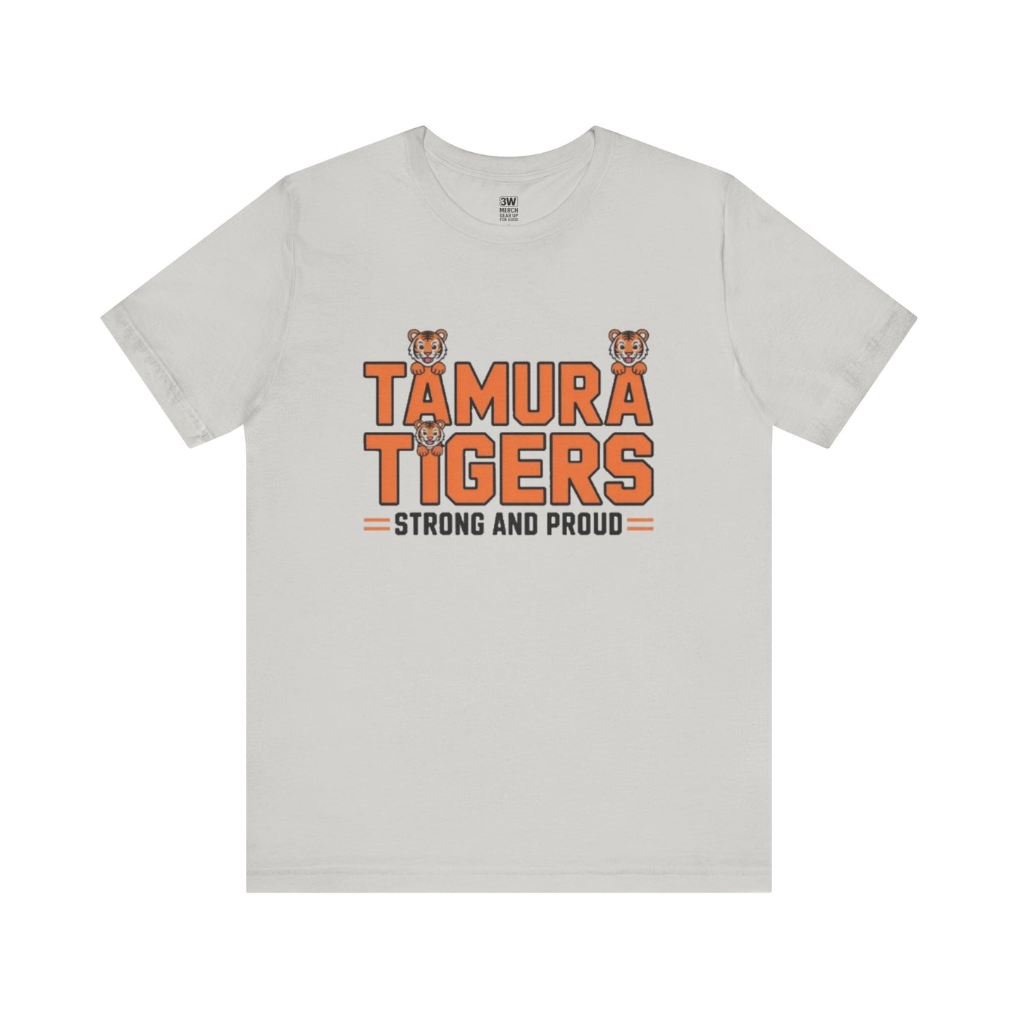 Adult Tiger Print Unisex Tee - Tamura Tigers Design