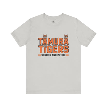 Adult Tiger Print Unisex Tee - Tamura Tigers Design