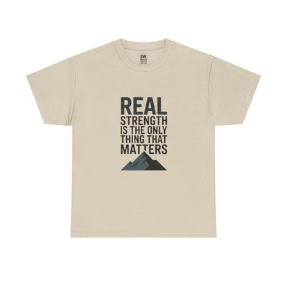 Motivational Strength Tee, Inspirational T-Shirt, Fitness Apparel, Everyday Wear, Gift for Gym Lovers, Strength Quotes Shirt