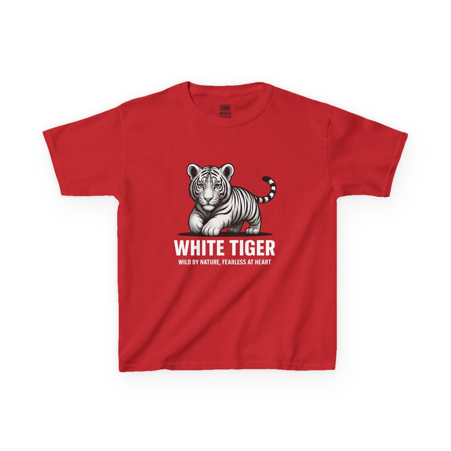 White tiger kids t-shirt