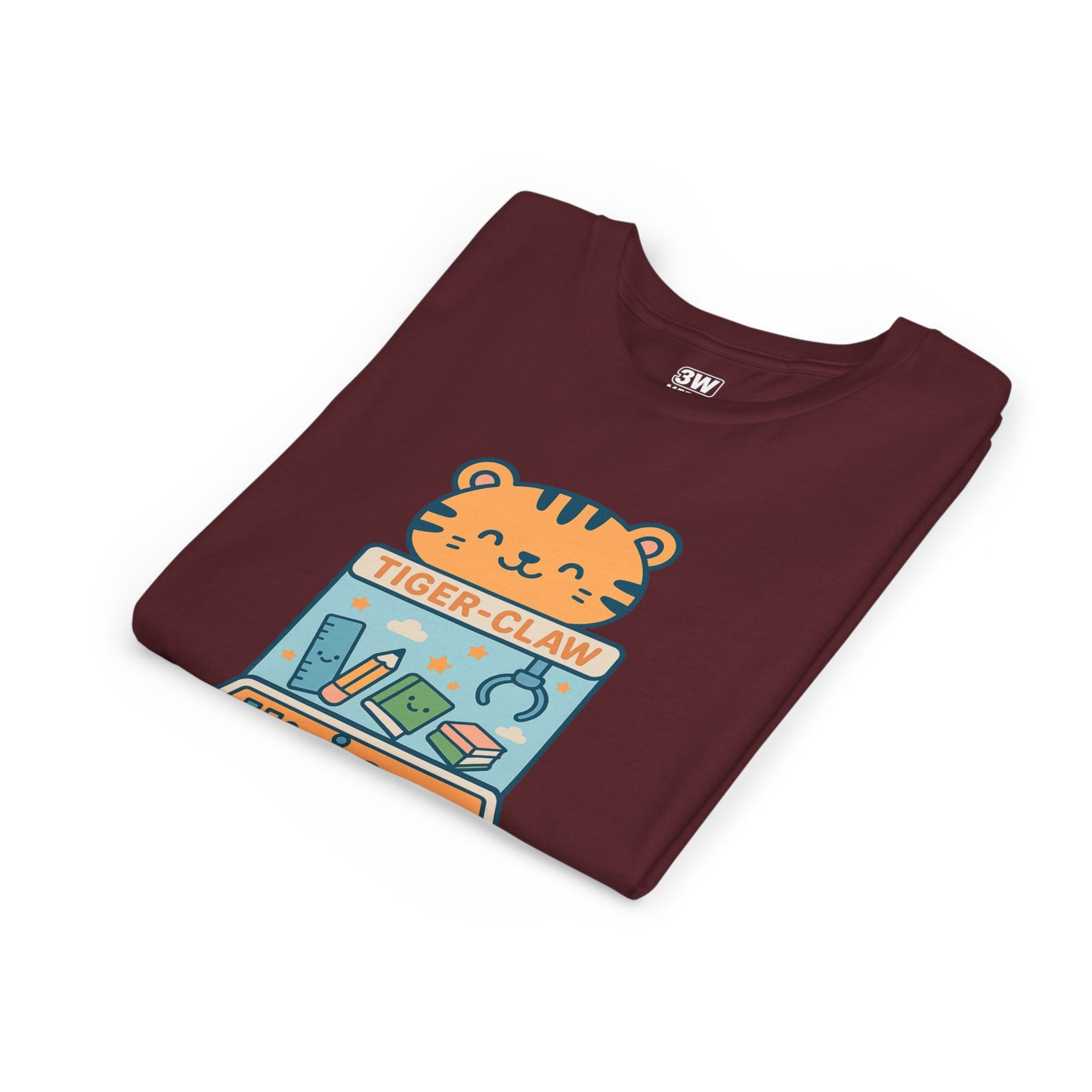 Cute Tiger-Claw Youth Tee - Fun Graphic T-Shirt for Kids, Playful Outfit, Birthday Gift, Animal Lover Shirt, Colorful Kids Apparel