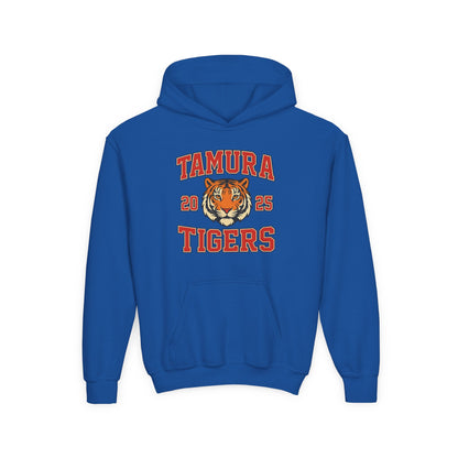 Tamura Tigers Hoodie – 2025 School Spirit Sweatshirt | Custom Mascot Hoodie | Viral TikTok Trend Team Hoodie for Kids