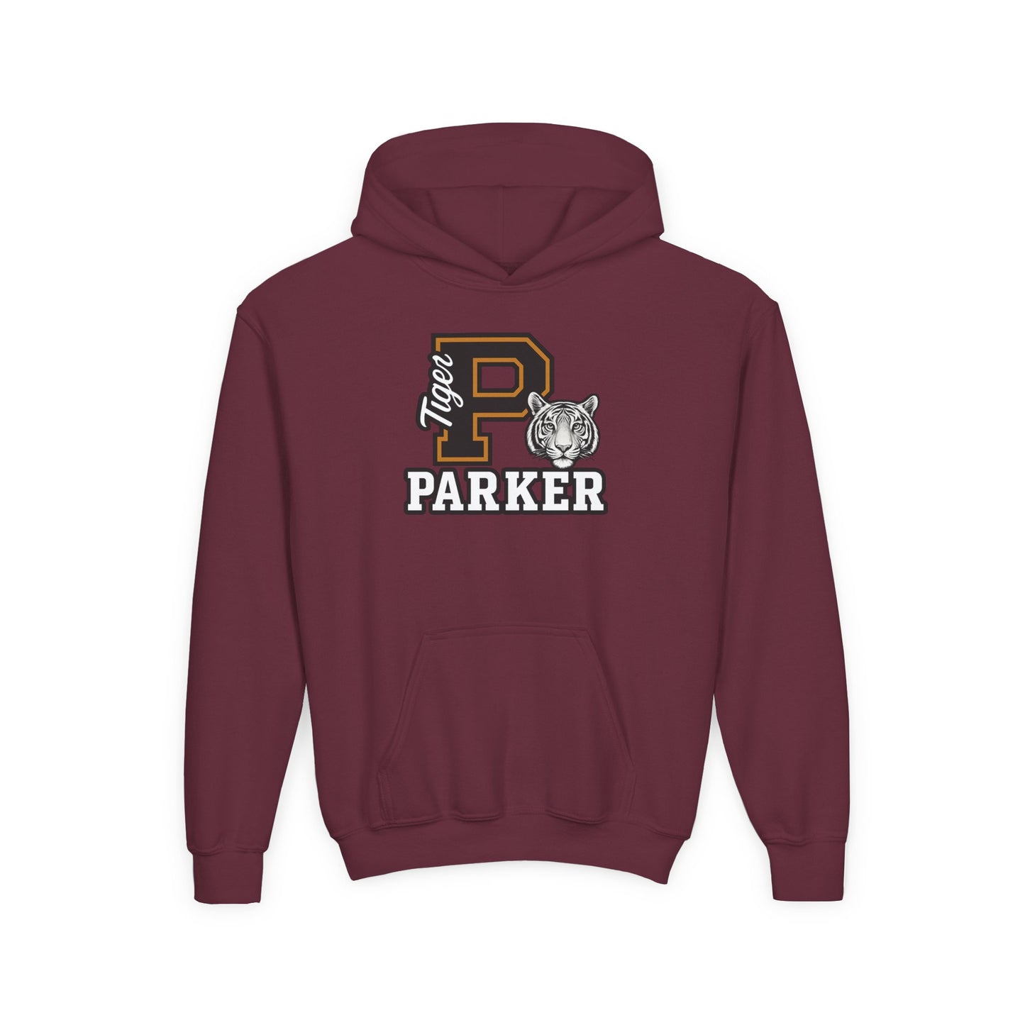 Personalized Youth Tiger Hoodie,Sweatshirt for Kids, Perfect Gift for Birthdays, Sports Events, and Back-to-School