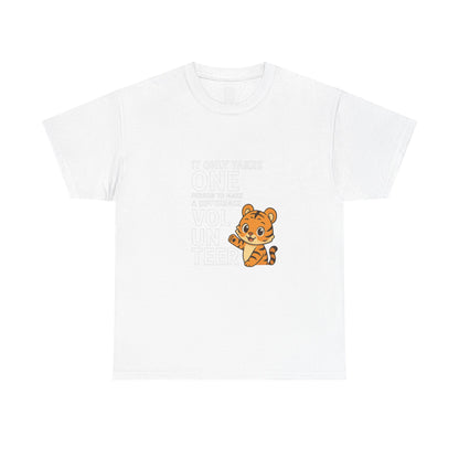 Volunteer Tiger T-Shirt, Super Soft, Customizable, garment-dyed