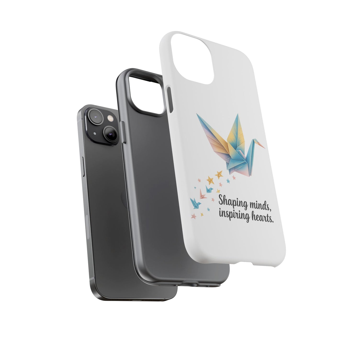 Phone Case: Inspirational Origami Crane Design, Unique Cell Cover, Motivational Gift, Custom Phone Protector, Perfect for Students & [...]