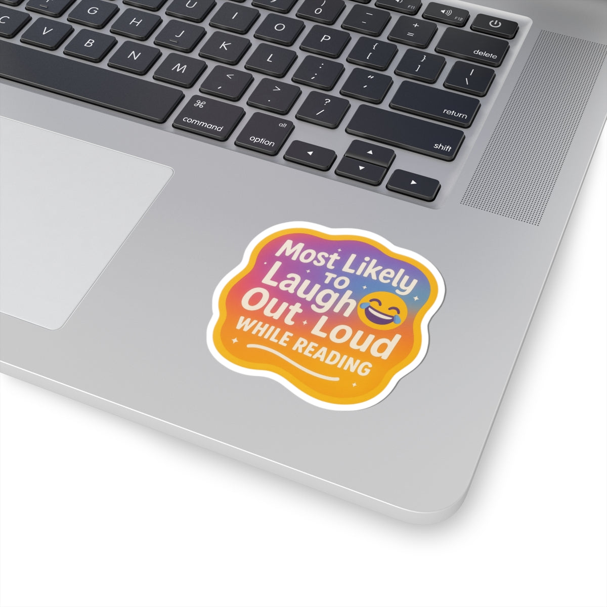 Funny Reading Stickers, Most Likely to Laugh Out Loud, Laptop Decals, Gift for Book Lovers, Colorful Planner Stickers